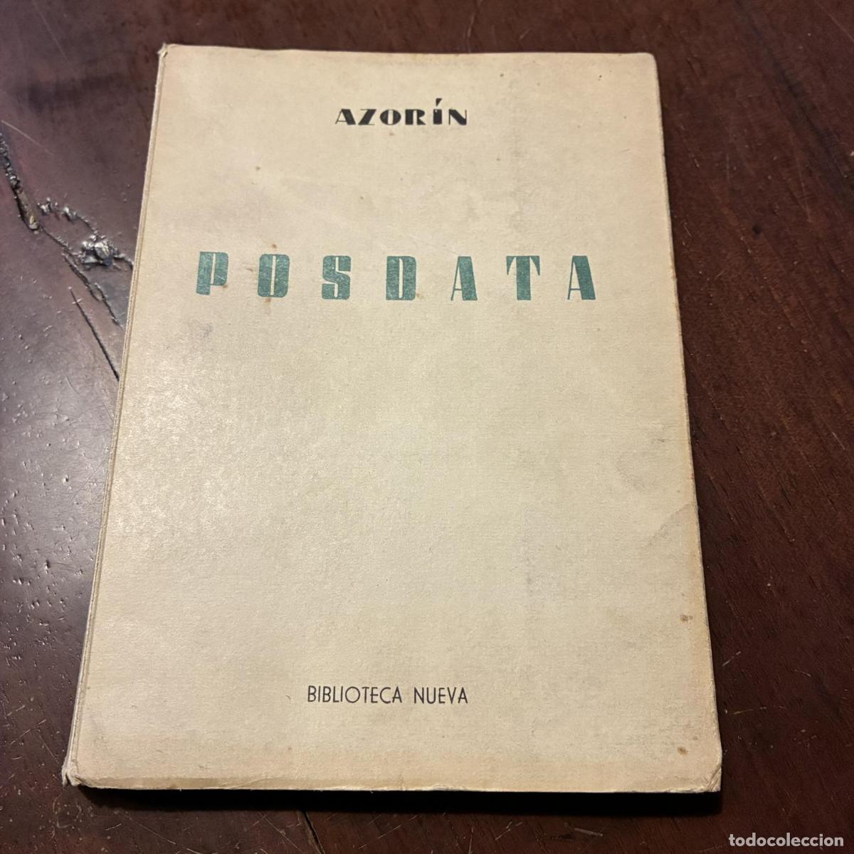 Libros: Posdata. Azor&iacute;n - Azor&iacute;n - Foto 1