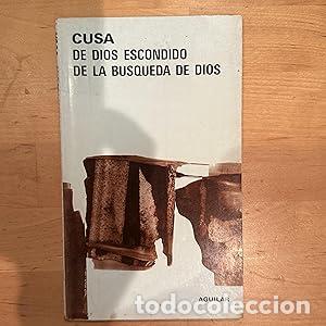 Libros: CUSA: DE DIOS ESCONDIDO. DE LA BUSQUEDA DE DIOS - Foto 1