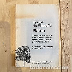 Libros: Textos de Filosof&iacute;a. Plat&oacute;n - Alegre, Antonio - Foto 1
