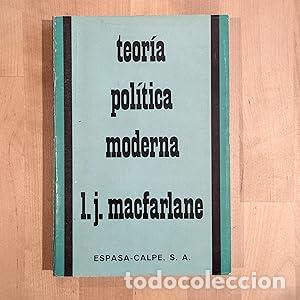 Libros: teor&iacute;a pol&iacute;tica moderna - Macfarlane, L.J. - Foto 1