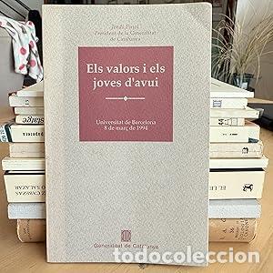 Libros: Els valors i els joves d'avui - Pujol, Jordi
