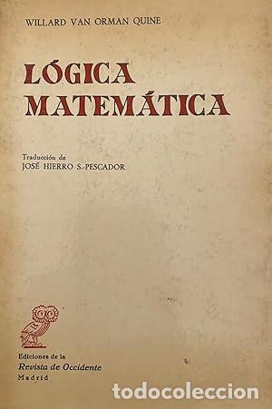 Libros: L&oacute;gica Matem&aacute;tica - QUINE, W.V.O. - Foto 1