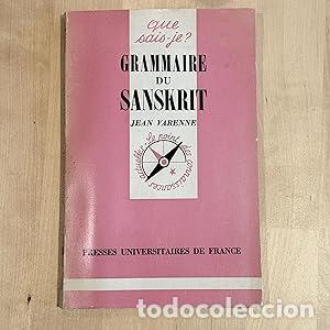 Libri di seconda mano: Grammaire du sanskrit - VARENNE, Jean