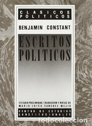 Libros: Escritos politicos - CONSTANT, BENJAMIN - Foto 1