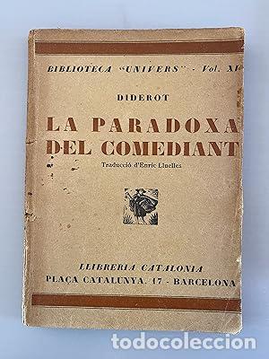 Libros: La Paradoxa del Comediant - Diderot - Foto 1
