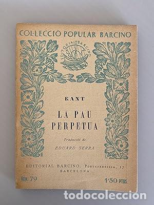 Libros: La Pau Perp&egrave;tua - Kant, Immanuel - Foto 1