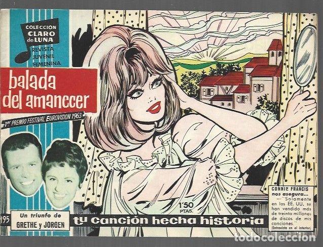 Libros: CLARO DE LUNA 195: BALADA DEL AMANECER - VARIOS - Foto 1