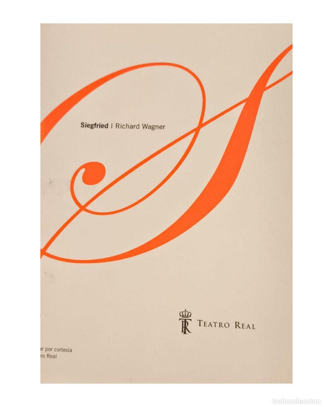 Libros: SIEGFRIED - RICHARD WAGNER - Foto 1