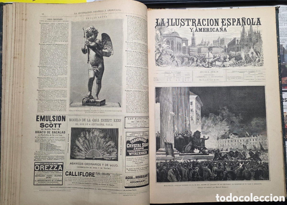 Libros: Ilustraci&oacute;n espa&ntilde;ola y americana, 1885 - Foto 5