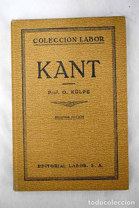 Libros: Kant: Kulpe, Oswald: Labor..- Kulpe, Oswald