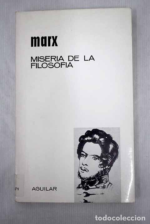 Libros: Miseria de la Filosof&iacute;a.- Marx, Karl - Foto 1