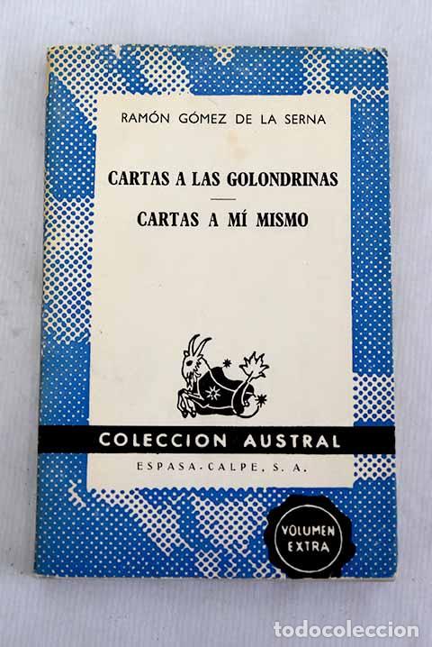 Libros: Cartas a las golondrinas.- G&oacute;mez de la Serna, Ram&oacute;n - Foto 1