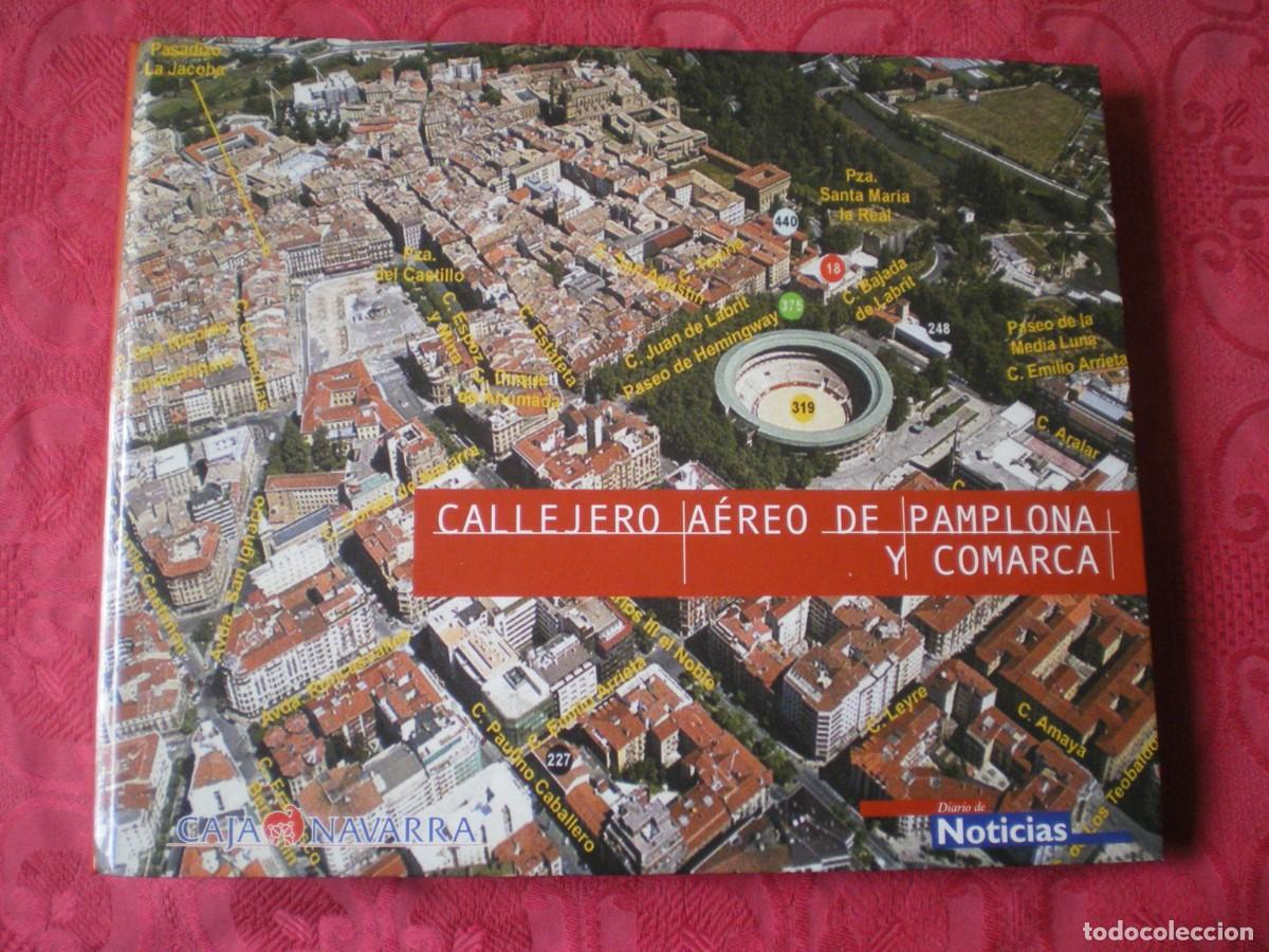 Libros: CALLEJERO A&Eacute;REO DE PAMPLONA Y COMARCA. NAVARRA. COMPLETO. - Foto 1