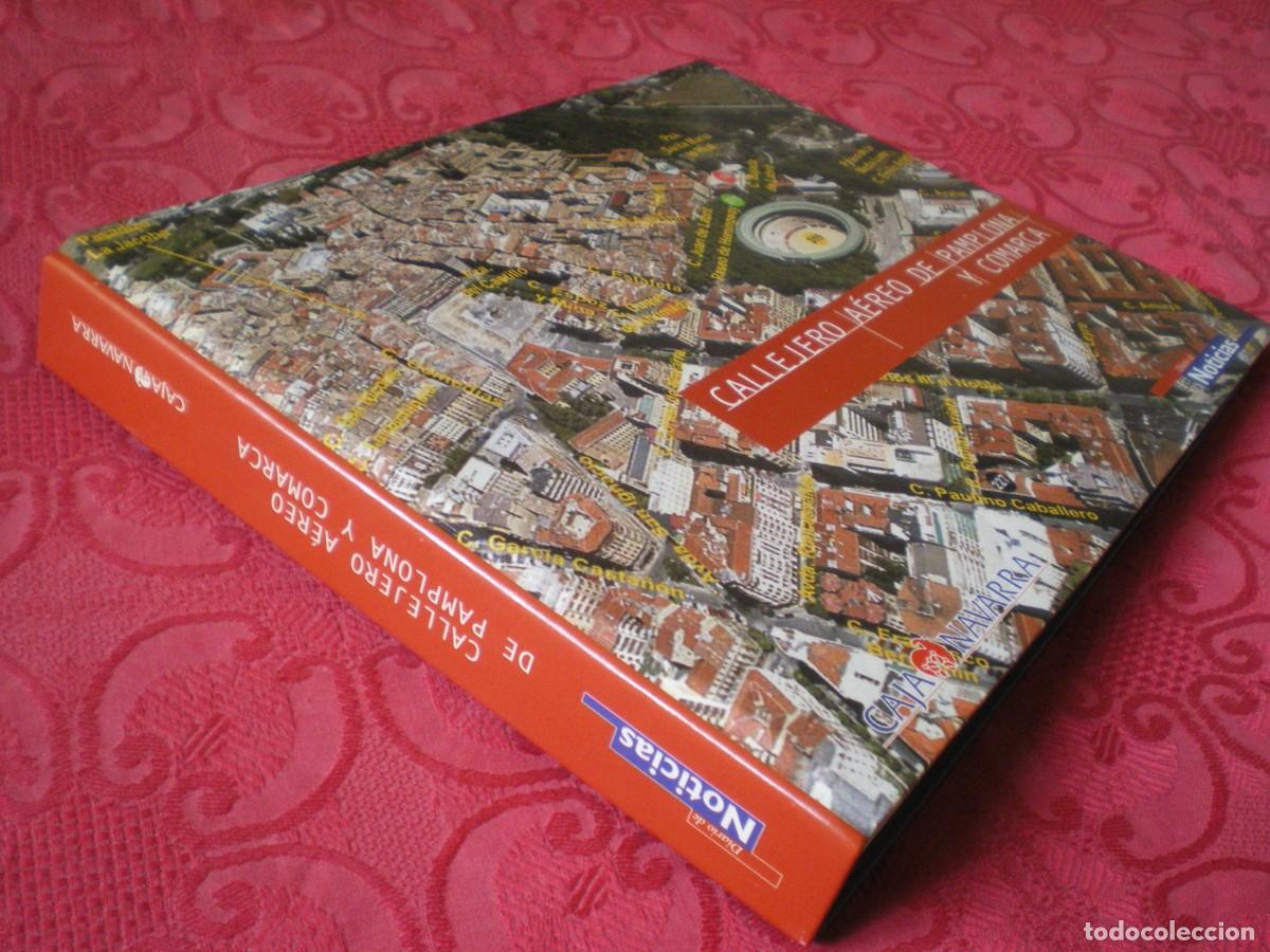 Libros: CALLEJERO A&Eacute;REO DE PAMPLONA Y COMARCA. NAVARRA. COMPLETO. - Foto 2