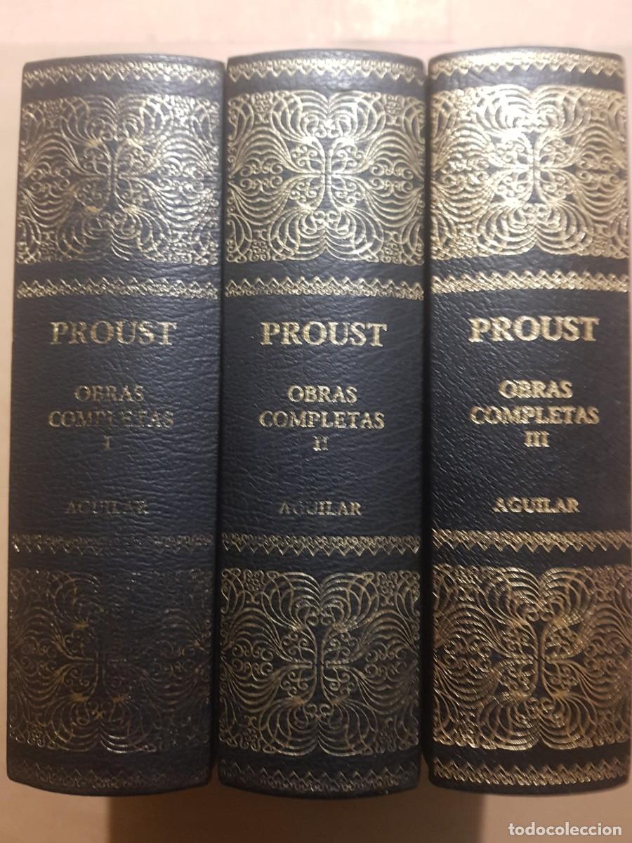 Libros: MARCEL PROUST - OBRAS COMPLETAS - TOMOS 1,2,3 - ED. AGUILAR - 2004 - Foto 1