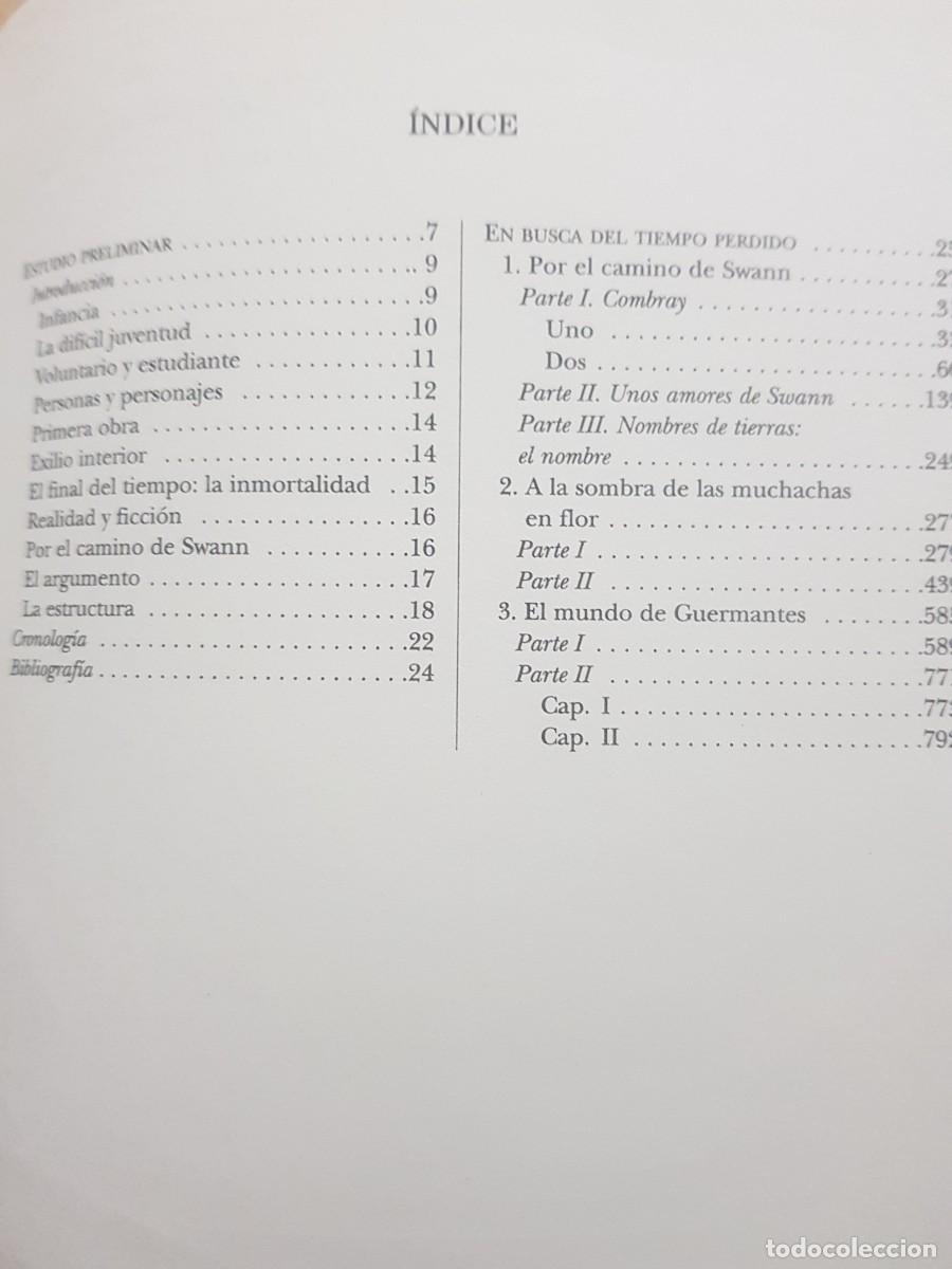 Libros: MARCEL PROUST - OBRAS COMPLETAS - TOMOS 1,2,3 - ED. AGUILAR - 2004 - Foto 10