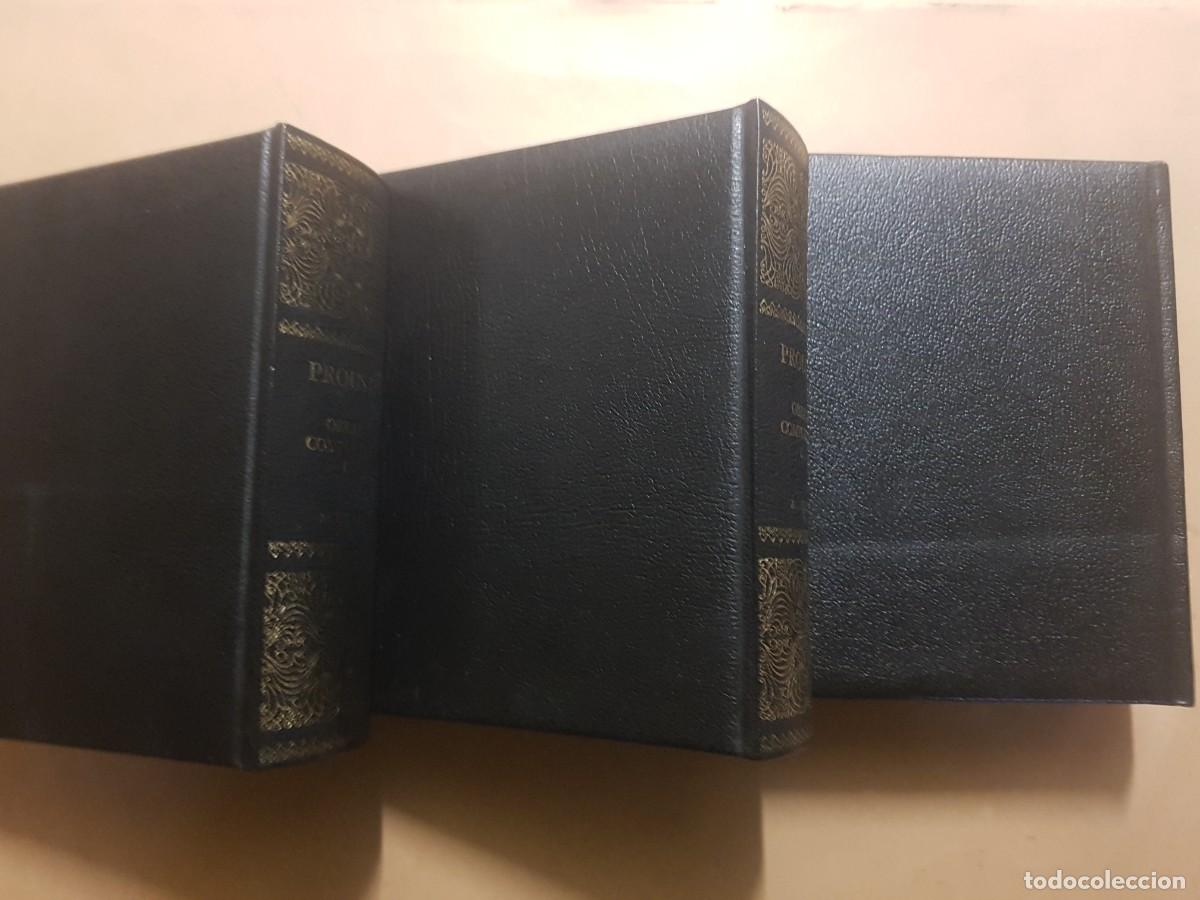 Libros: MARCEL PROUST - OBRAS COMPLETAS - TOMOS 1,2,3 - ED. AGUILAR - 2004 - Foto 27