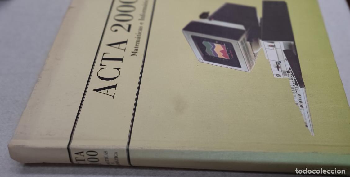 Libros: ACTA 2000, MATEMATICAS E INFORMATICA, EDICIONES RIALP 1988 89 90, LIBRO - Foto 3