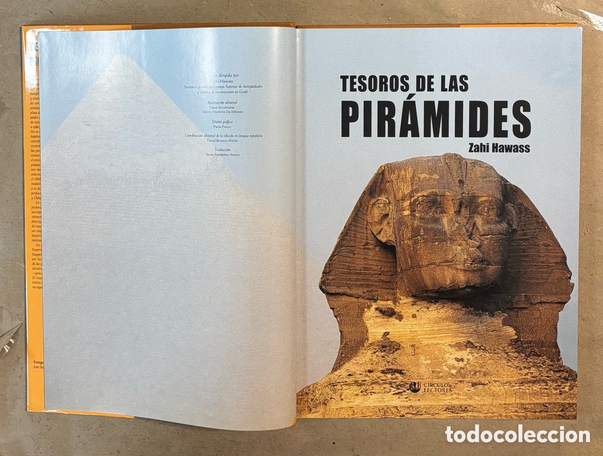 Libros: TESOROS DE LAS PIR&Aacute;MIDES. ZAHI WILLIAMS. C&Iacute;RCULO DE LECTORES 2003 - Foto 2