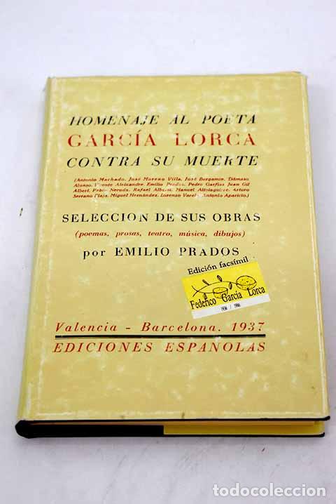 Libros: Homenaje al poeta Federico Garc&iacute;a Lorca