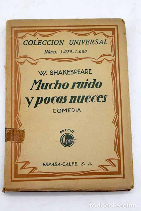 Libros: Mucho ruido y pocas nueces: comedia.- Shakespeare, William