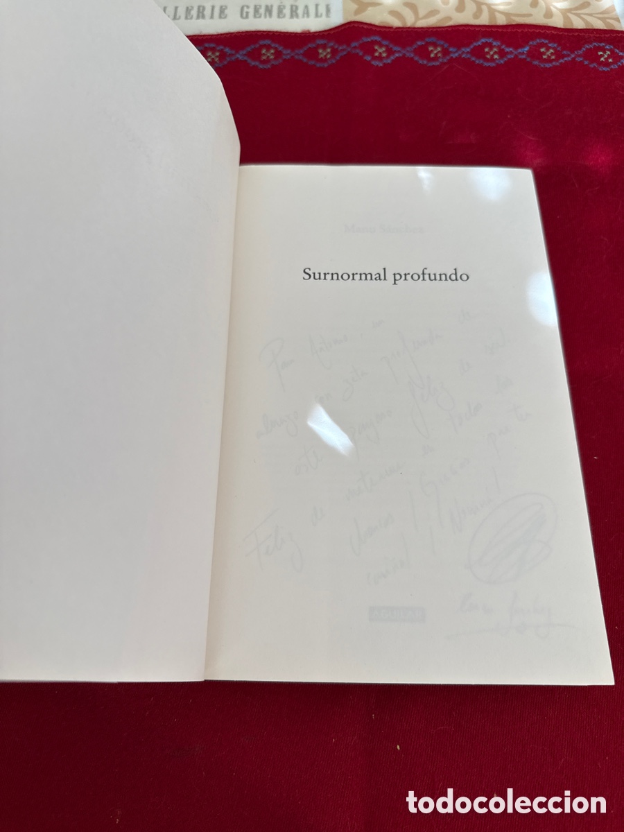 Libros: Surnormal profundo, de Manu S&aacute;nchez. Dedicado y firmado. - Foto 5