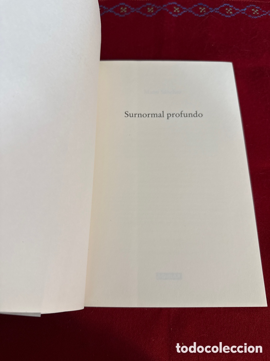 Libros: Surnormal profundo, de Manu S&aacute;nchez. - Foto 5