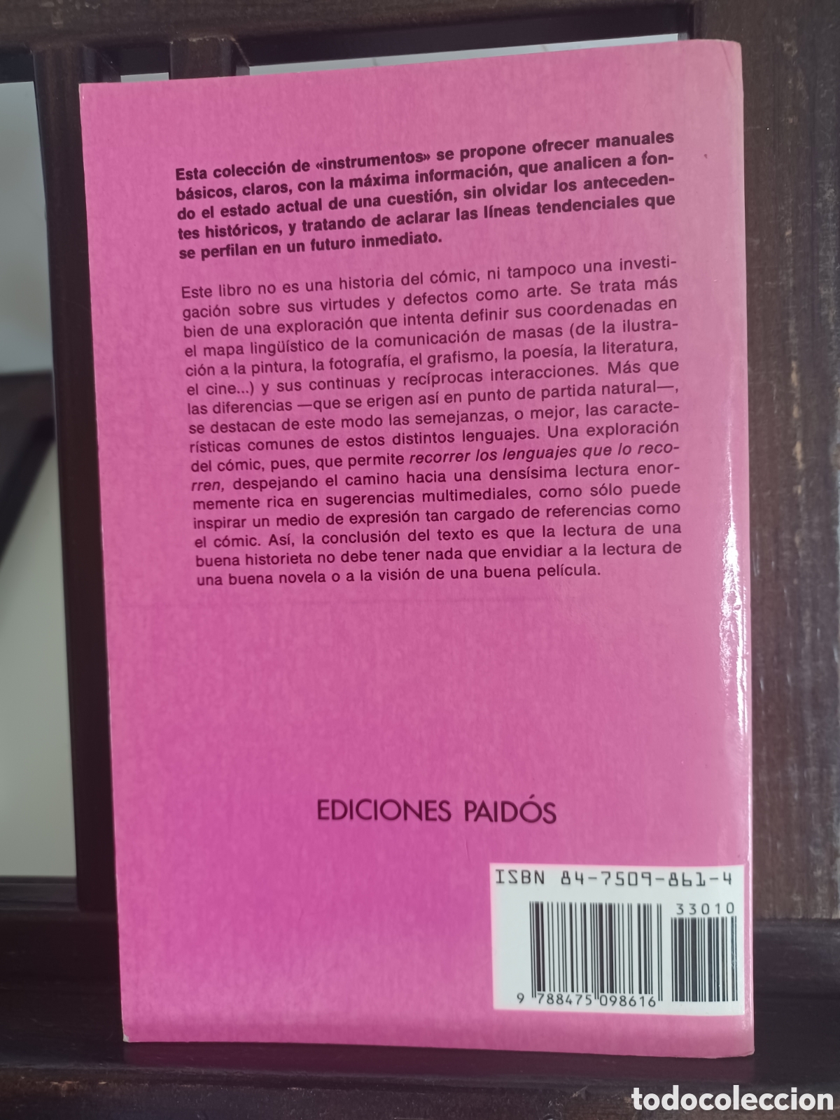 Libros: Los lenguajes del c&oacute;mic/ Daniele Barbieri/ Paid&oacute;s, 1993 - Foto 2
