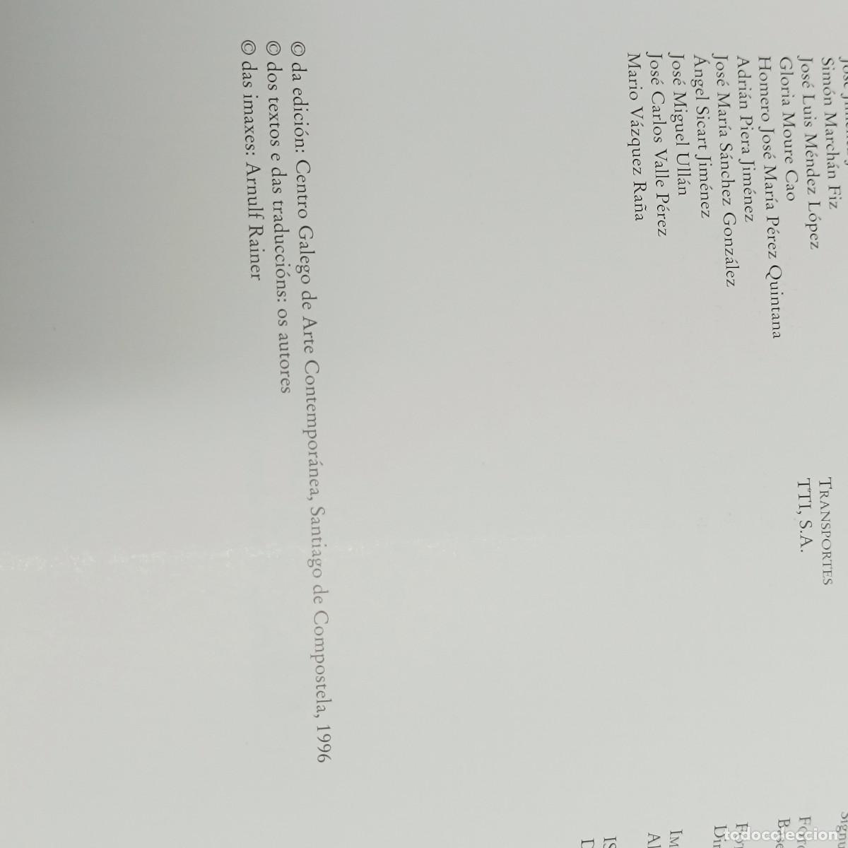Libros: LIBRO ARNULF RAINER. CAMPUS STELLAE. 1996. XUNTA DE GALICIA. - Foto 3