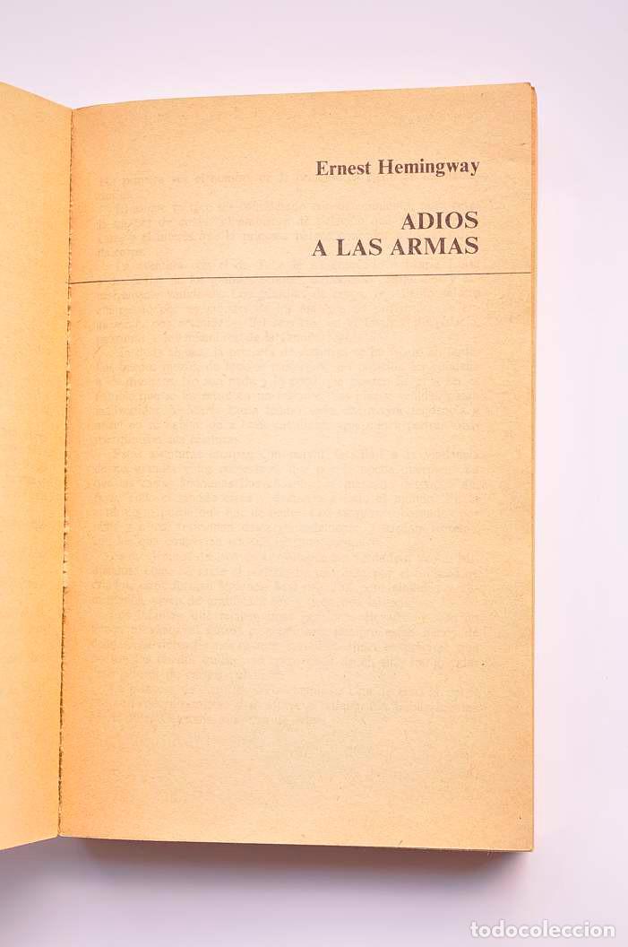 Libros: Adi&oacute;s a las armas - HEMINGWAY, Ernest - Foto 2