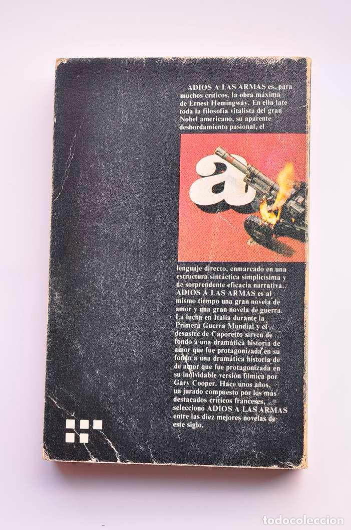Libros: Adi&oacute;s a las armas - HEMINGWAY, Ernest - Foto 3