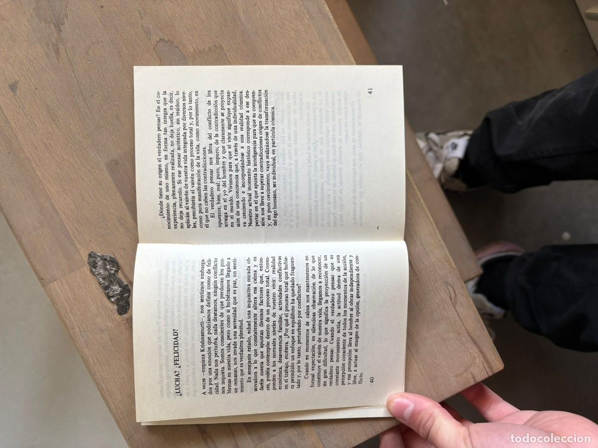 Libros: Antolog&iacute;a comentada de su mensaje - Krishnamurti - Foto 3