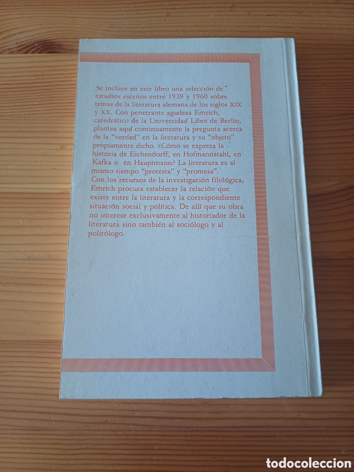 Libros: Protesta y promesa Wilhem Emrich Editorial Alfa - Foto 3
