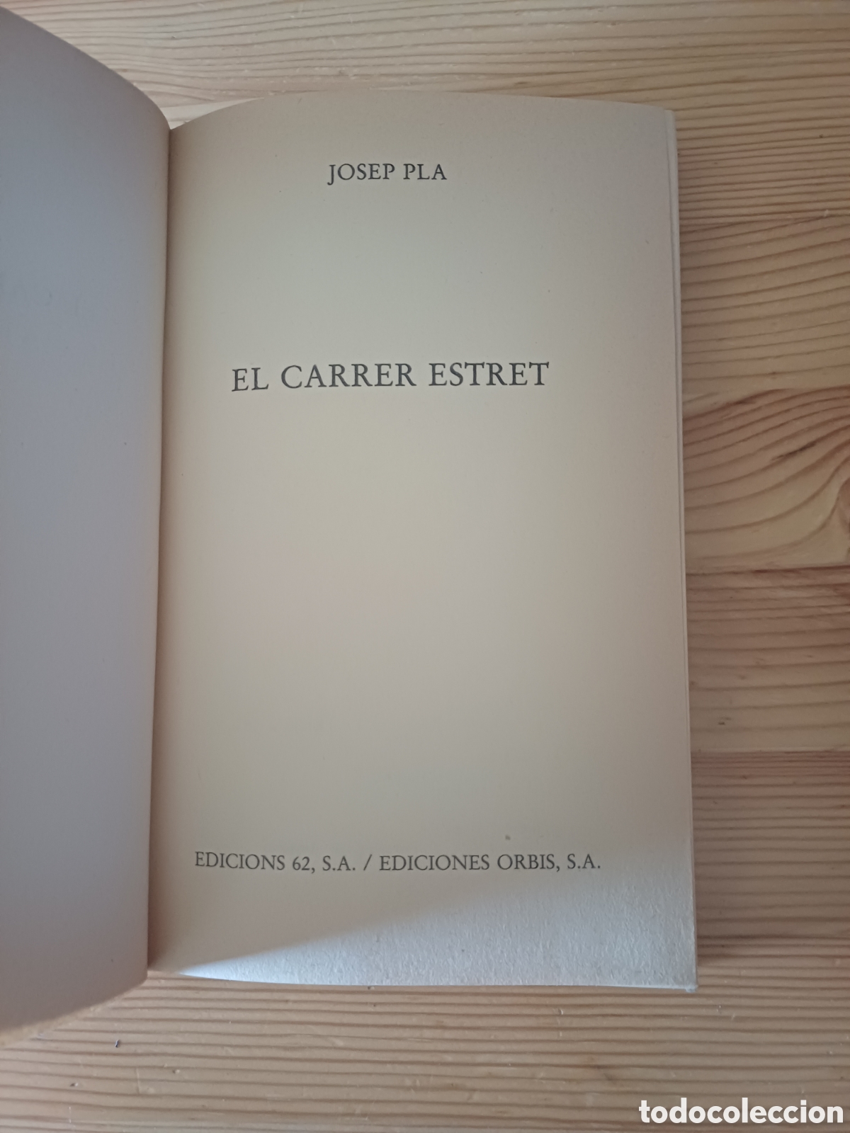 Libros: Josep Pla El carrer estret - Foto 2