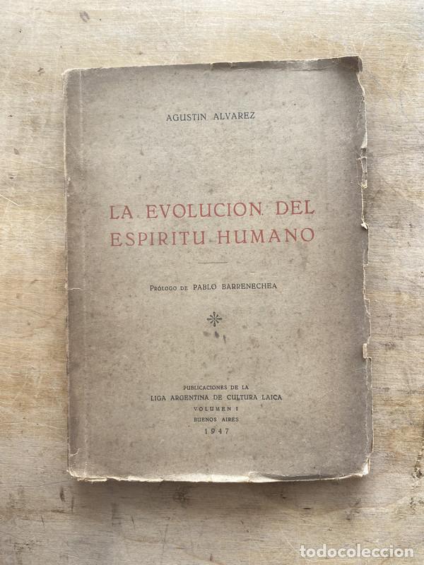 Libri di seconda mano: La evolucion del espiritu humano - alvarez Agustin