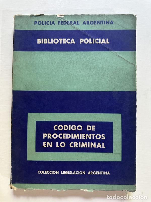 Libros: Codigo de procedimientos en lo criminal - � - Foto 1