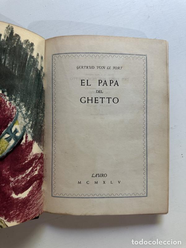 Livres: El papa del ghetto - von Le Fort Gertrud