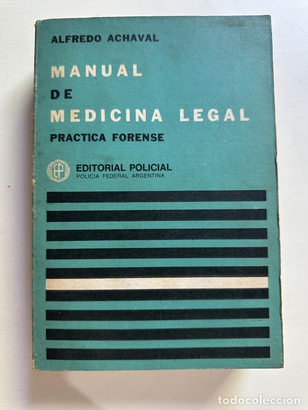 Libri di seconda mano: Manual de medicina legal - Achaval Alfredo