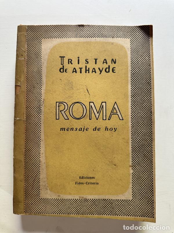 Libri di seconda mano: Roma - De Athayde Tristan