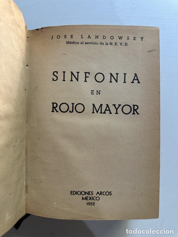 Libros: Sinfonia en rojo mayor - Landowsky Jose - Foto 1