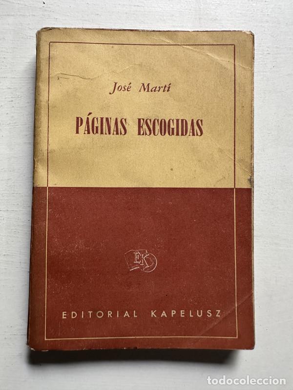 Libros: Paginas escogidas - Marti Jose - Foto 1
