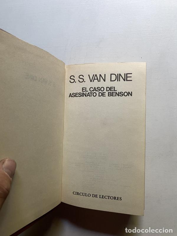 Libros: El caso del asesinato de benson - Van Dine, S. S. - Foto 1