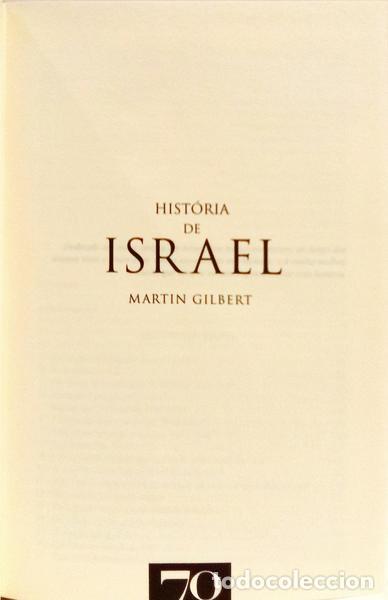 Libros: GILBERT. (Martin) - HIST&Oacute;RIA DE ISRAEL. - Foto 2