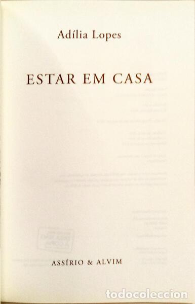 Libros: LOPES. (Ad&iacute;lia) - ESTAR EM CASA. [2.&ordf; EDI&Ccedil;&Atilde;O] - Foto 2