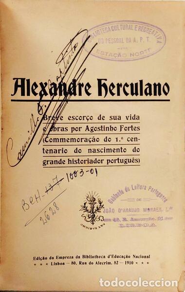 Libros: FORTES. (Agostinho) - ALEXANDRE HERCULANO. - Foto 1