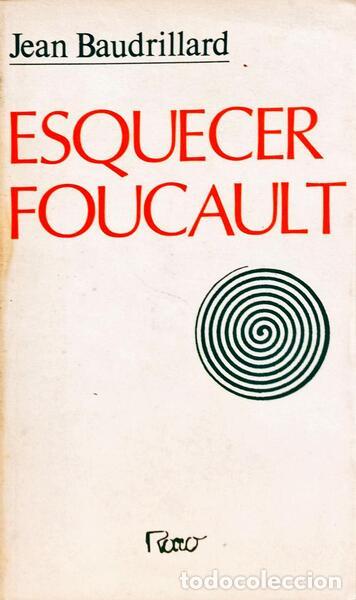 Libros: BAUDRILLARD. (Jean) - ESQUECER FOUCAULT. - Foto 1