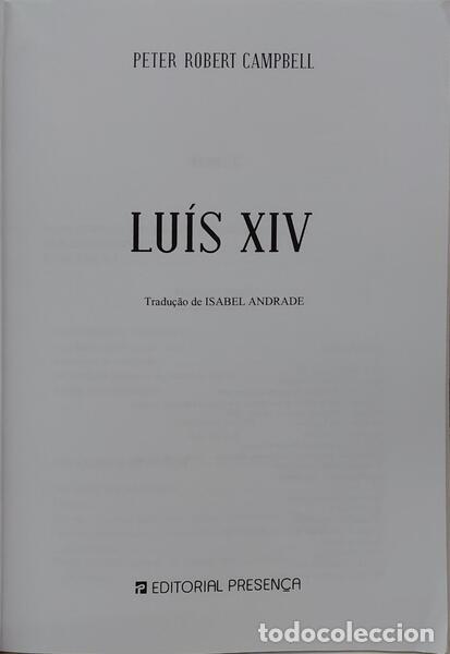 Libros: CAMPBELL. (Peter Robert) - LU&Iacute;S XIV. [1.&ordf; EDI&Ccedil;&Atilde;O] - Foto 2