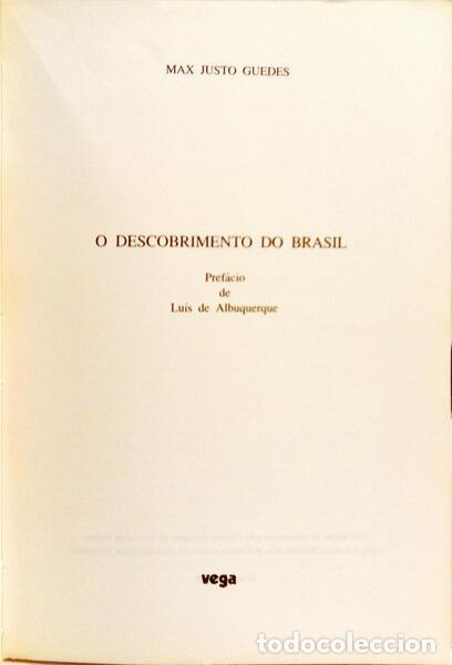 Libros: GUEDES. (Max Justo) - O DESCOBRIMENTO DO BRASIL. - Foto 2