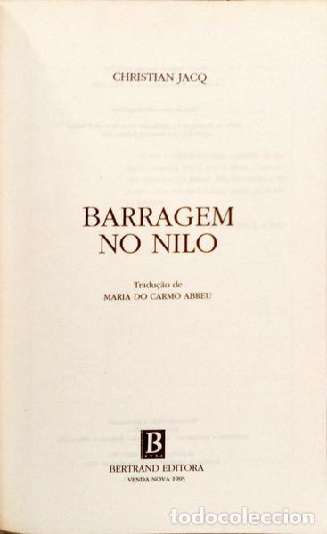 Libros: JACQ. (Christian) - BARRAGEM NO NILO. - Foto 2