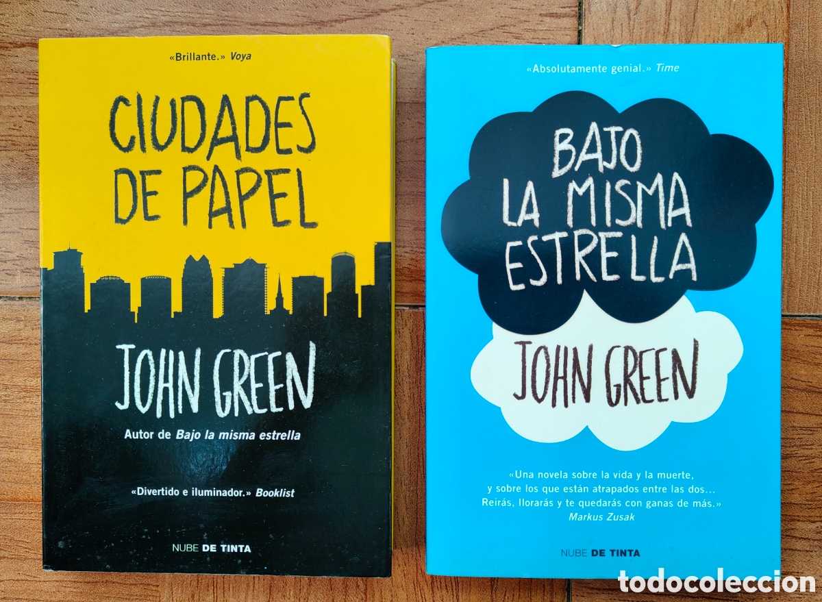 Libros: Bajo la Misma Estrella / Ciudades de Papel � Nube de Tinta - John Green